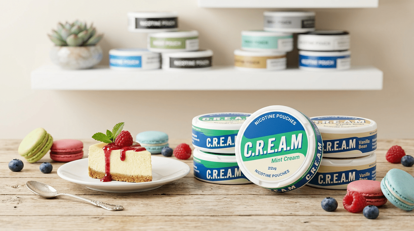 C.R.E.A.M Nicotine Pouches: Complete Review and Flavour Guide (2026) - The Snus Outlet