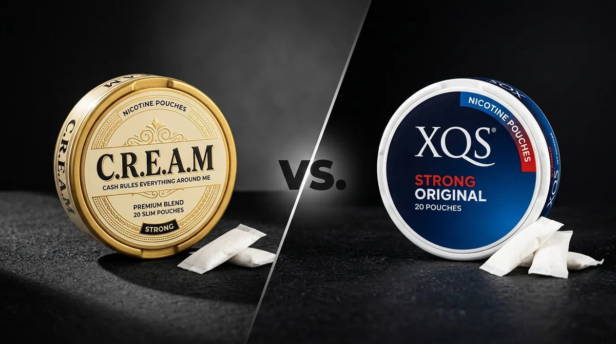 C.R.E.A.M vs XQS Nicotine Pouches 2026: Style Meets Strength - The Snus Outlet
