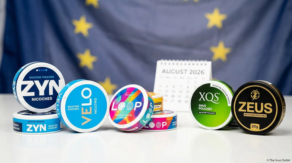 EU Nicotine Pouch Flavour Bans: What the August 2026 TPD3 Deadline Means - The Snus Outlet