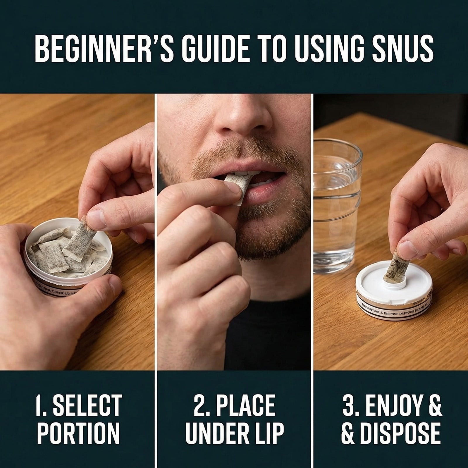 How to use nicotine pouches for beginners? - The Snus Outlet