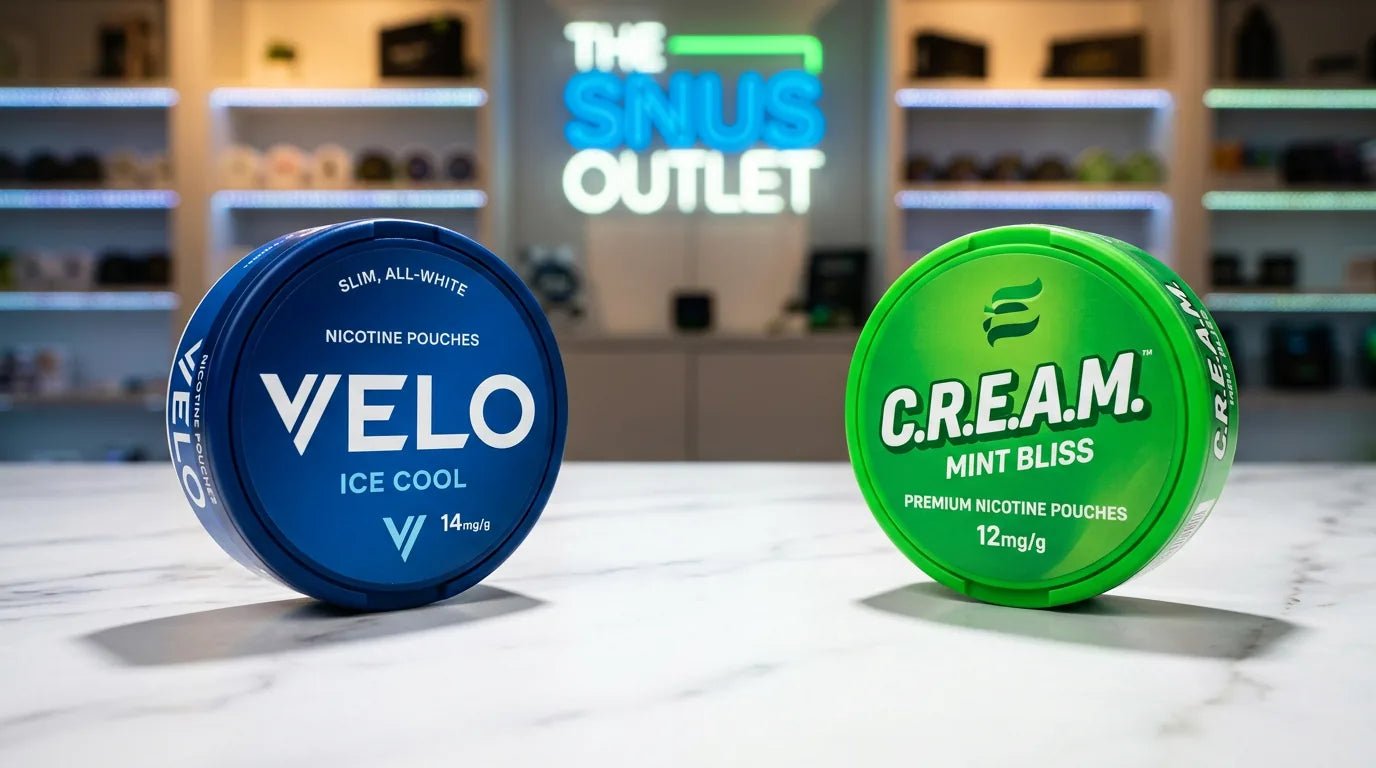 VELO vs C.R.E.A.M Nicotine Pouches: Which Is Worth Your Money? - The Snus Outlet