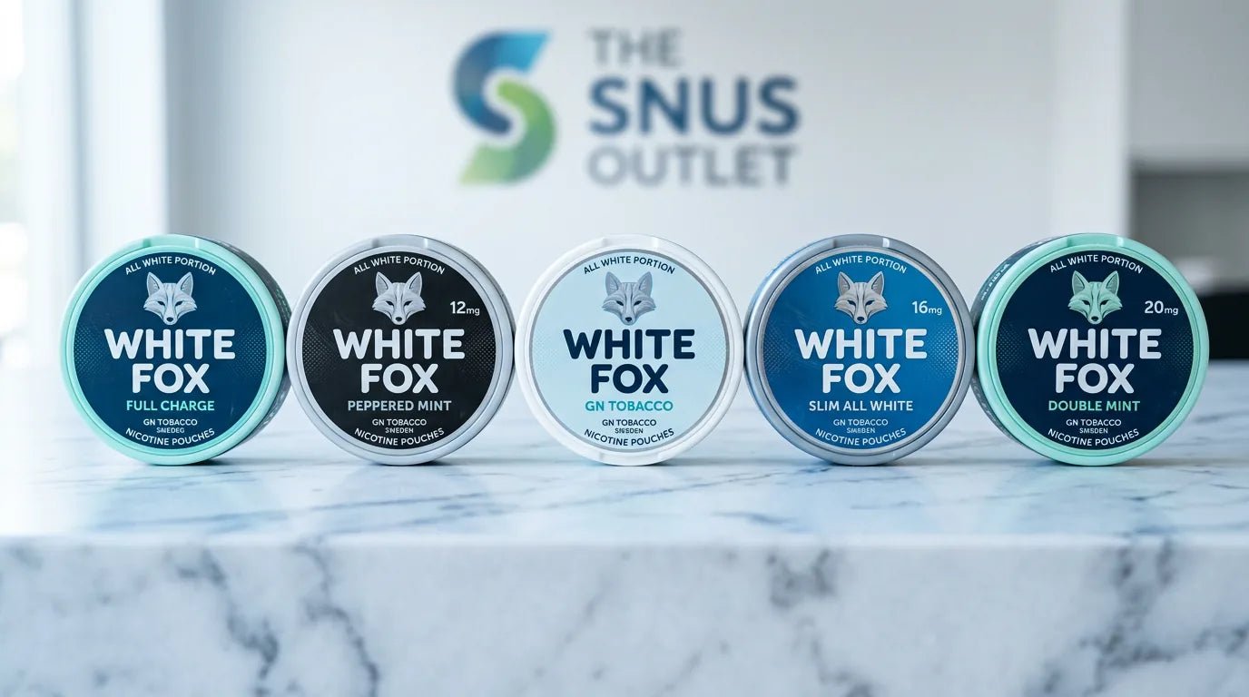 White Fox Nicotine Pouches Review: All Flavours and Strengths Ranked - The Snus Outlet