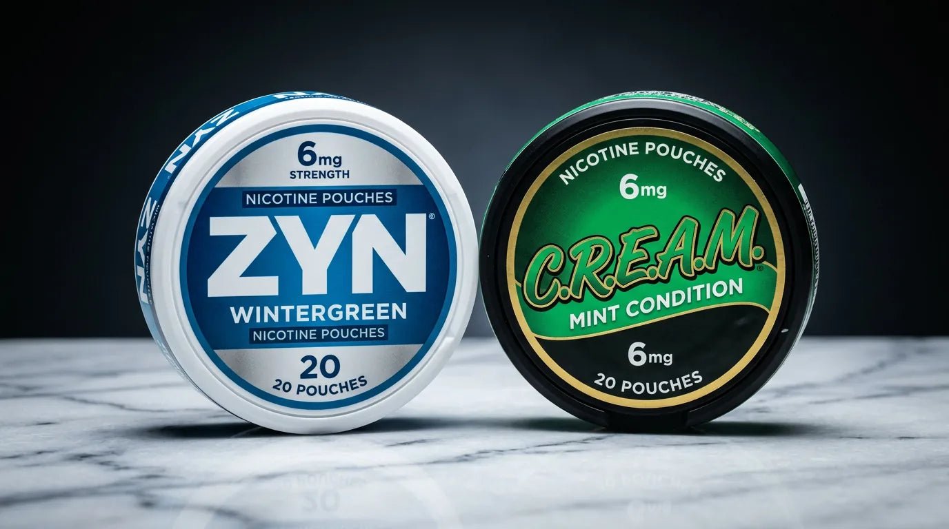 ZYN vs C.R.E.A.M Nicotine Pouches: Which Brand Wins in 2026? - The Snus Outlet