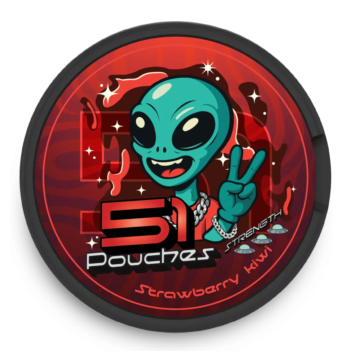 51 Strawberry Kiwi 4mg - The Snus Outlet