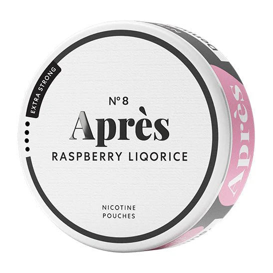 Après Raspberry Liqorice Extra Strong 8mg - The Snus Outlet