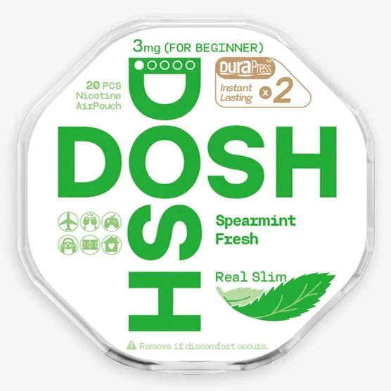 DOSH Spearmint Fresh 3mg - The Snus Outlet