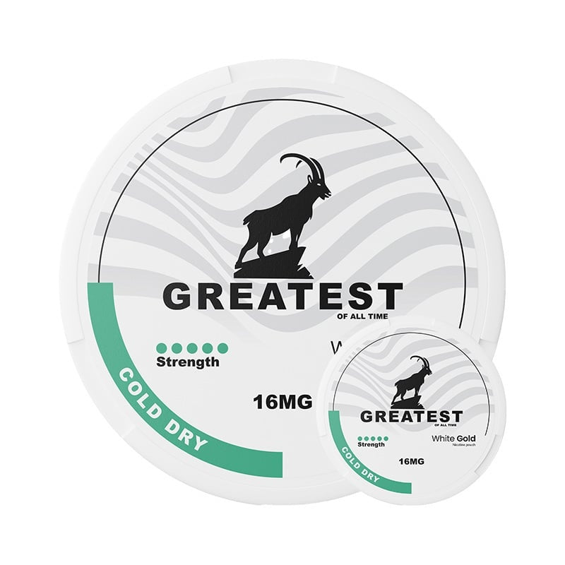 Greatest Cold Dry Slim 16 mg Jumbo Can - The Snus Outlet