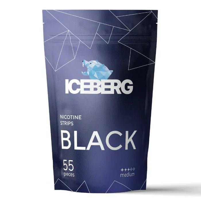 Iceberg Nicotine Strips Black 11mg - The Snus Outlet
