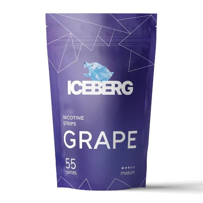 Iceberg Nicotine Strips Grape 11mg - The Snus Outlet