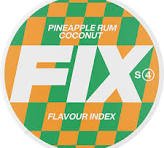 FIX Pineapple Rum Coconut 10mg - The Snus Outlet