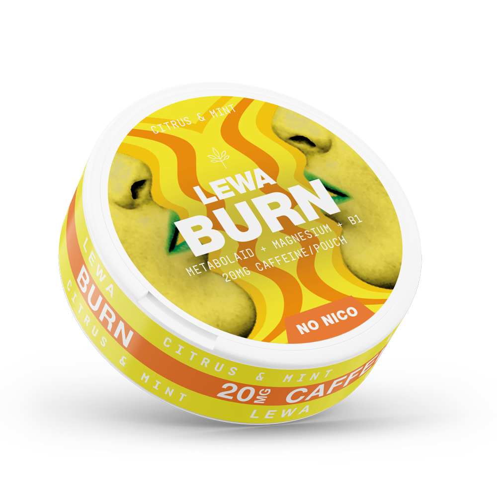 LEWA BURN Citrus & Mint No Nico - The Snus Outlet