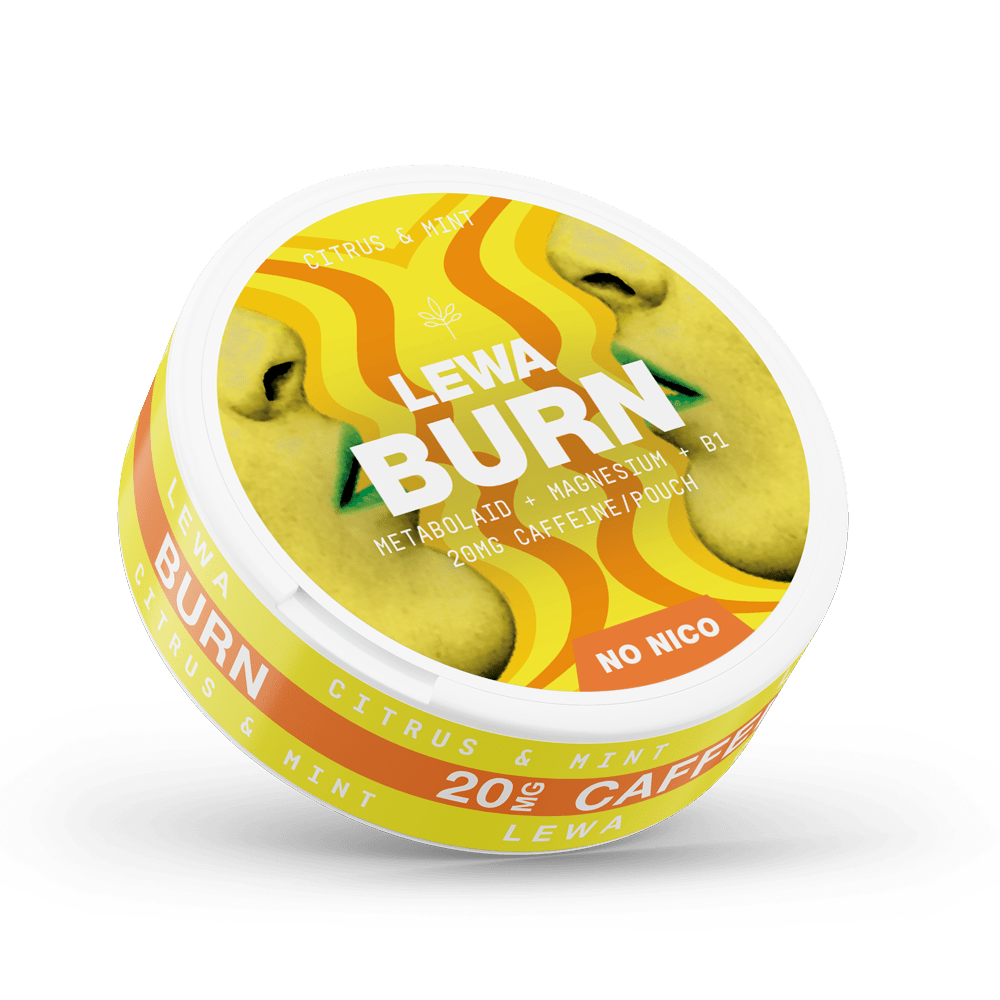 LEWA BURN Citrus & Mint No Nico - SHORT DATE DEAL - The Snus Outlet