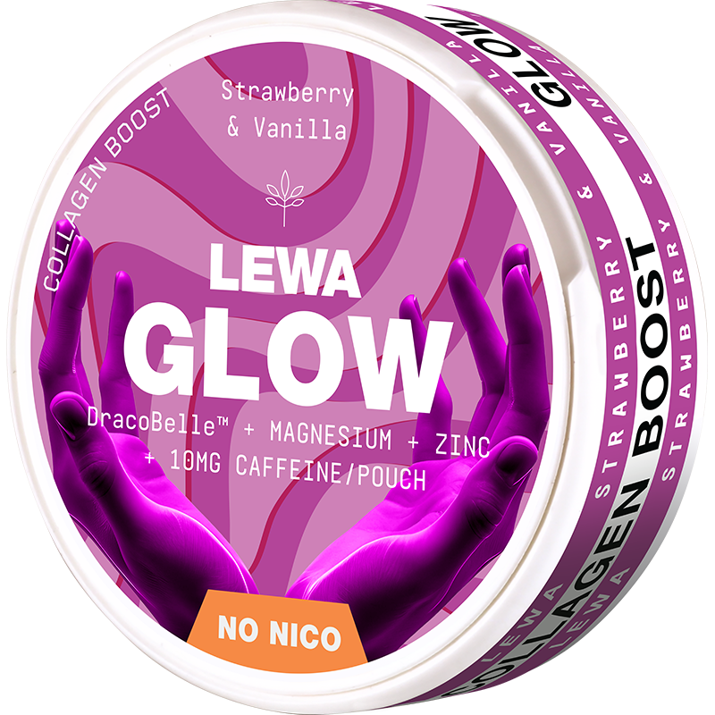 LEWA GLOW Strawberry & Vanilla No Nico - The Snus Outlet