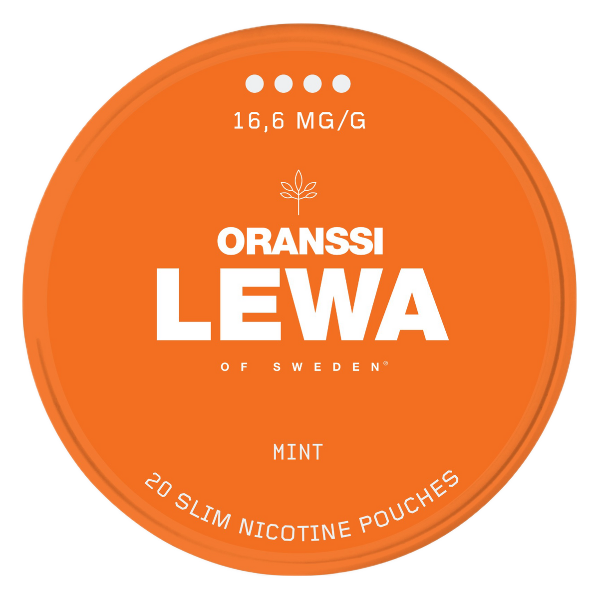 LEWA Oranssi Dry Mint 11.6mg - The Snus Outlet