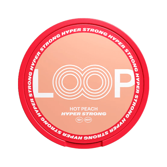 Loop Hot Peach Hyper Strong 15mg - The Snus Outlet