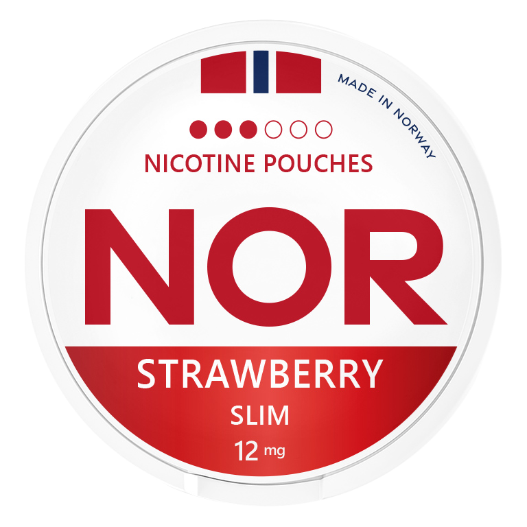 NOR Strawberry 12mg - The Snus Outlet