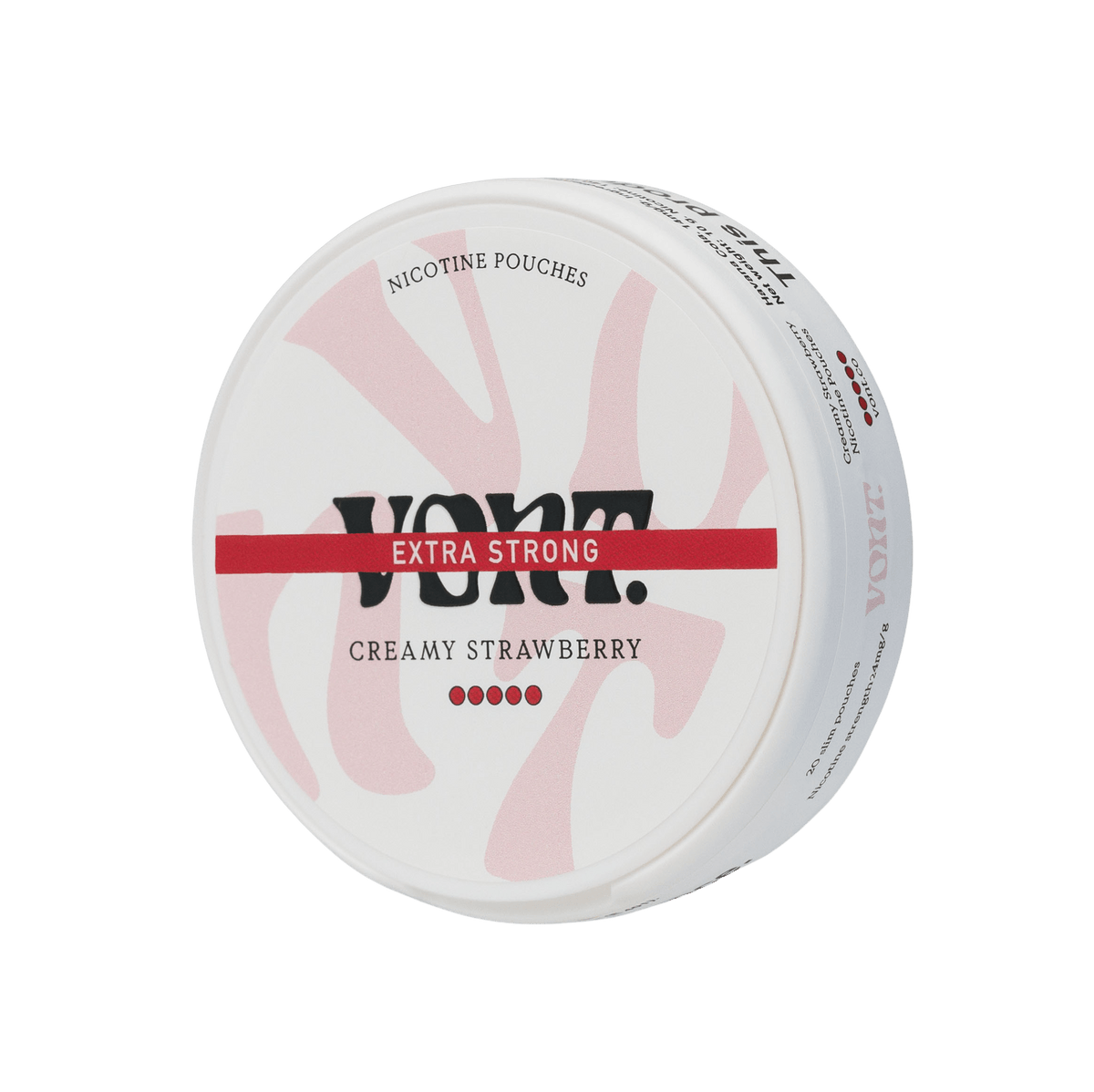Vont Creamy Strawberry Extra Strong 12mg - The Snus Outlet