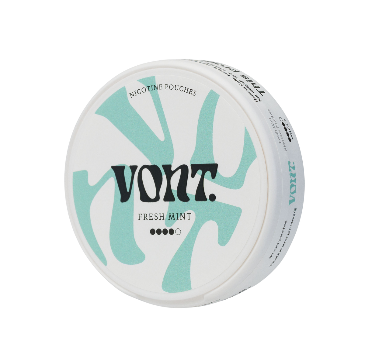 Vont Fresh Mint Strong 7mg side view - The Snus Outlet