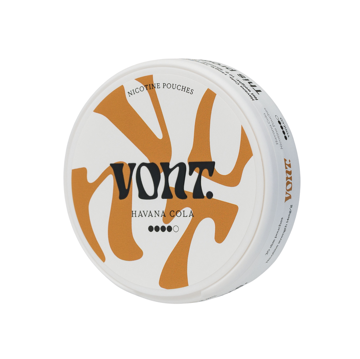 Vont Havana Cola Strong 7mg side view - The Snus Outlet