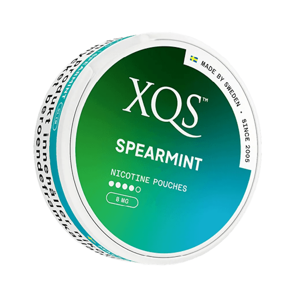 XQS Spearmint Strong 8mg - SHORT DATE DEAL - The Snus Outlet