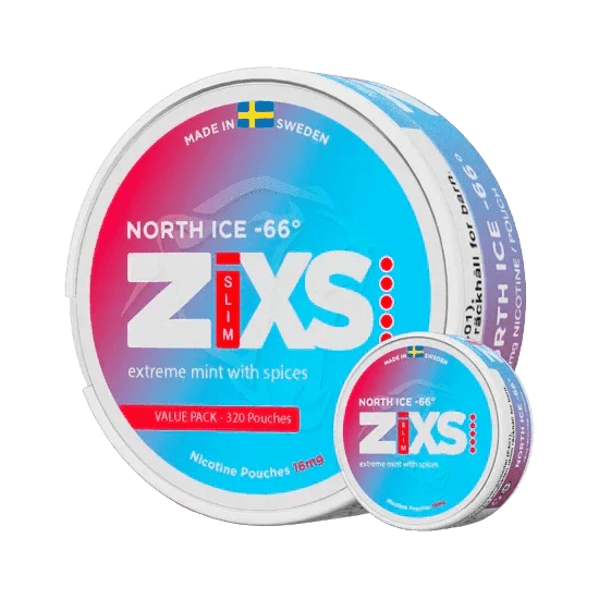 ZIXS North Ice 12mg JUMBO CAN - The Snus Outlet