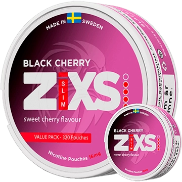 ZIXS Black Cherry 8mg JUMBO CAN