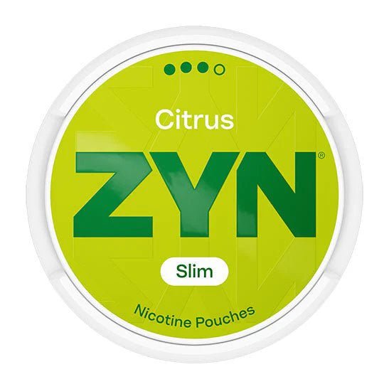 ZYN Citrus Slim Strong 9mg - The Snus Outlet