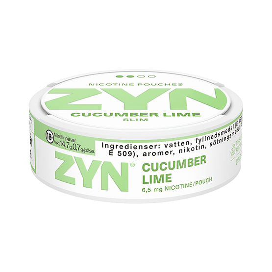 ZYN Cucumber Lime Slim 6mg - The Snus Outlet