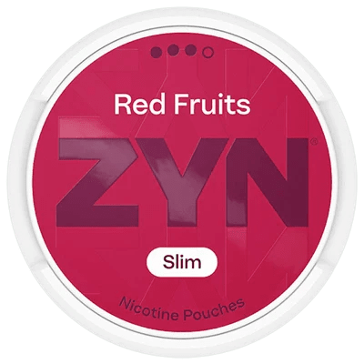 ZYN Red Fruits Slim 6mg and 9mg - The Snus Outlet