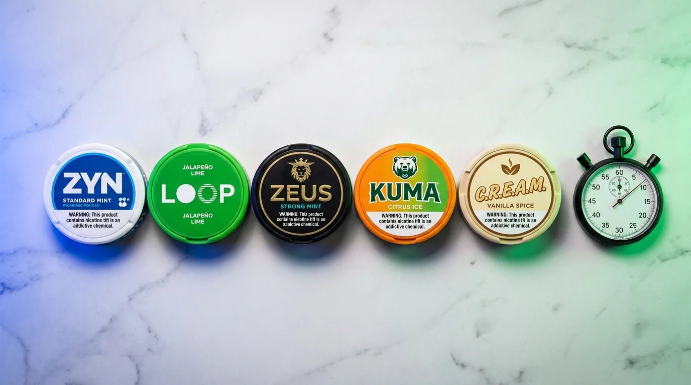 Best Long-Lasting Nicotine Pouches: Top Picks for 60-Minute Sessions - The Snus Outlet
