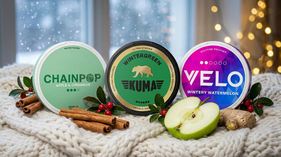 Best Winter Nicotine Pouch Flavours 2026: Cinnamon, Wintergreen and Ginger - The Snus Outlet