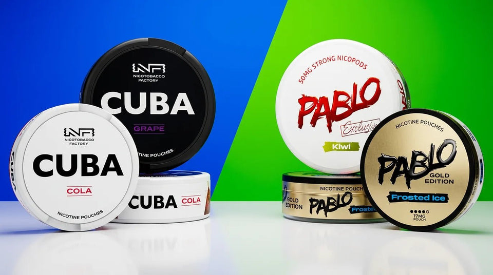 CUBA vs Pablo Nicotine Pouches: Which Strong Brand Wins in 2026? - The Snus Outlet