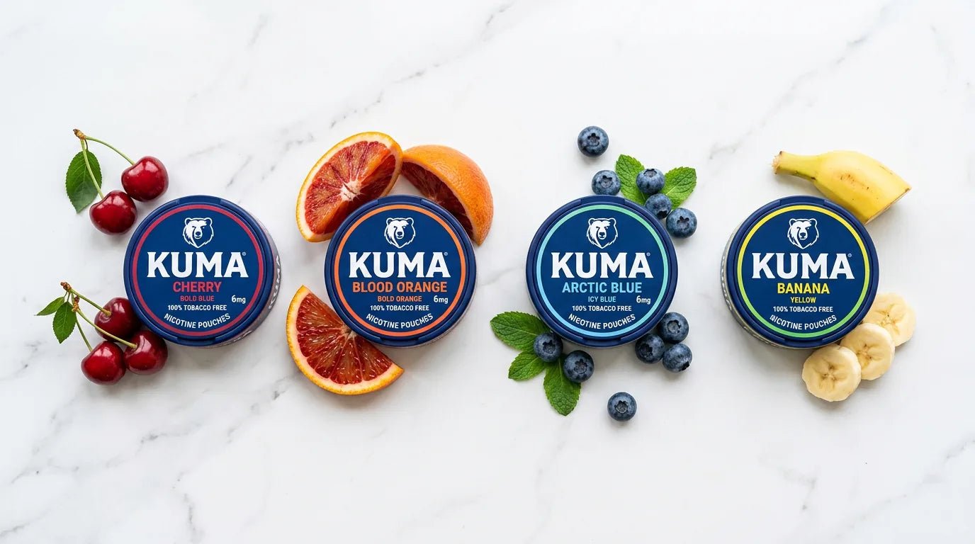 KUMA Nicotine Pouches Flavours Ranked: All 4 Reviewed in 2026 - The Snus Outlet