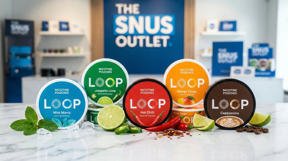 LOOP nicotine pouch cans in multiple flavors with fresh ingredients - complete brand review