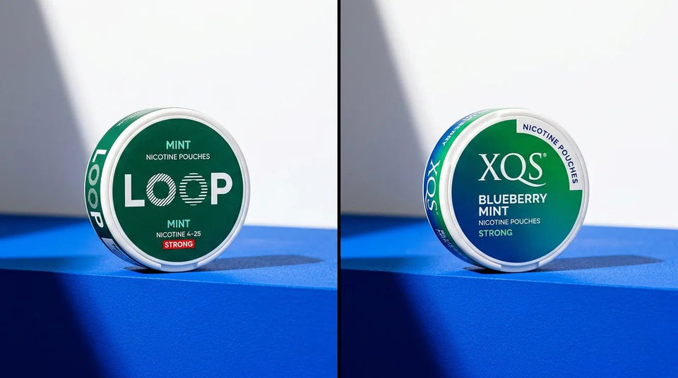LOOP vs XQS Nicotine Pouches: The Full 2026 Brand Comparison - The Snus Outlet