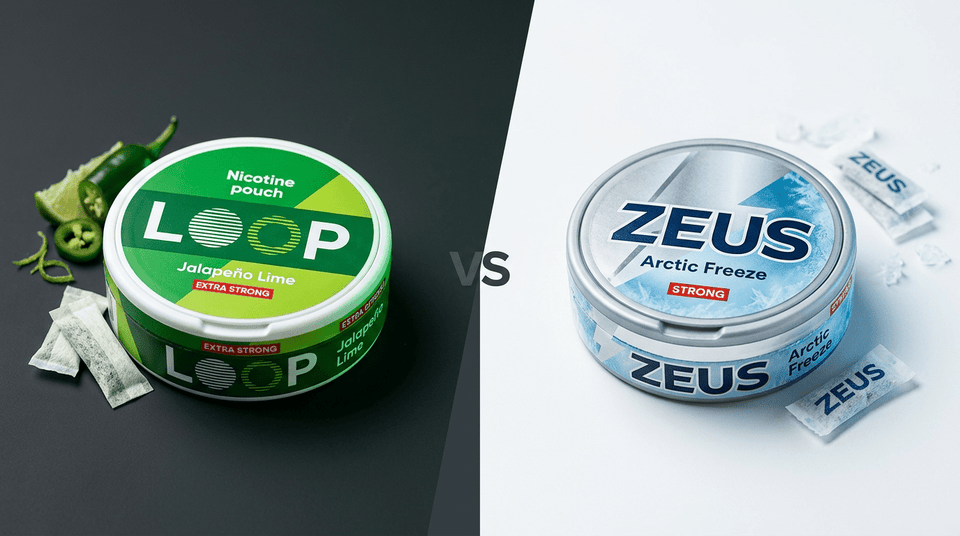 LOOP vs ZEUS Nicotine Pouches: Which Brand Wins in 2026? - The Snus Outlet