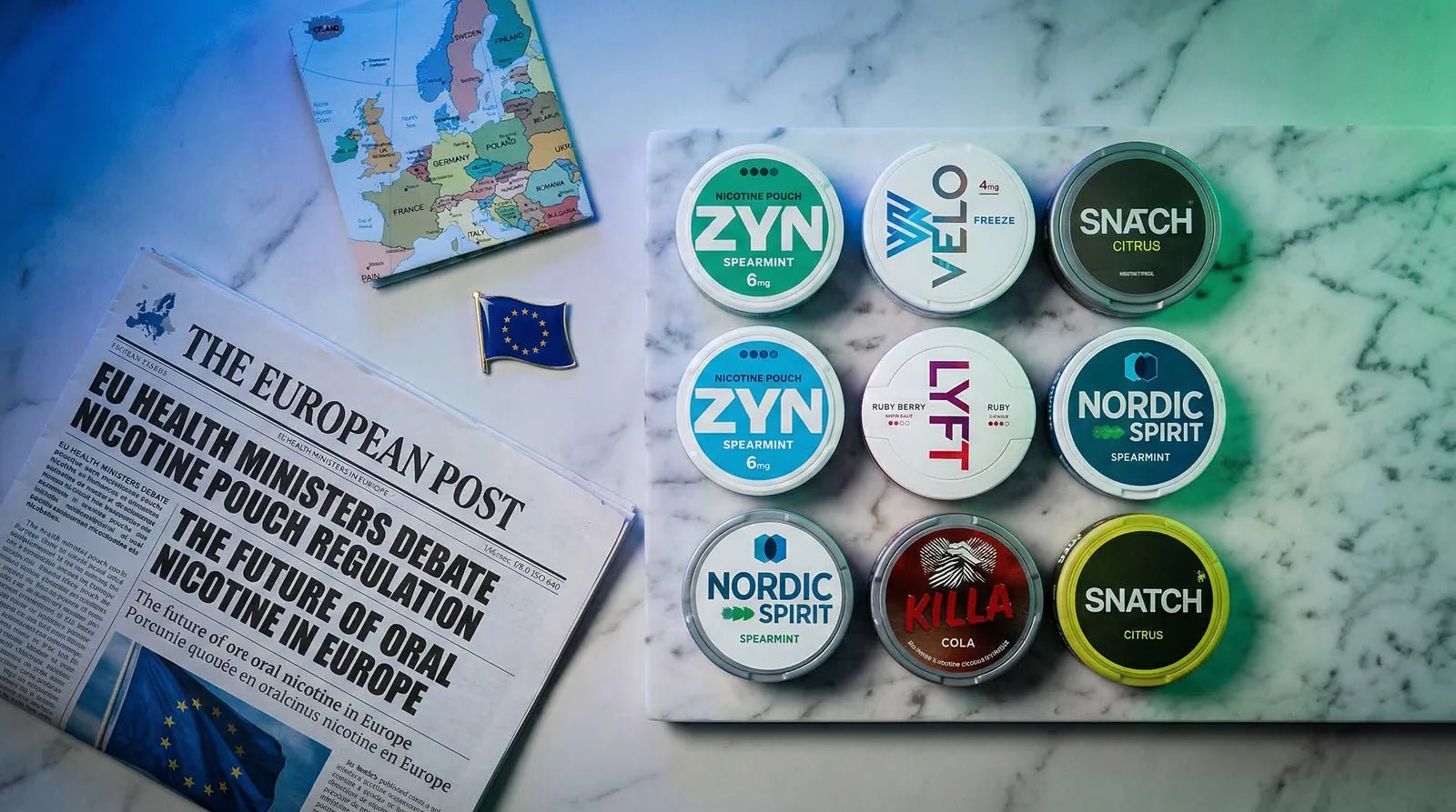 Nicotine Pouch News April 2026: France Ban, New ZYN Flavors, and Europe Regulation Updates - The Snus Outlet