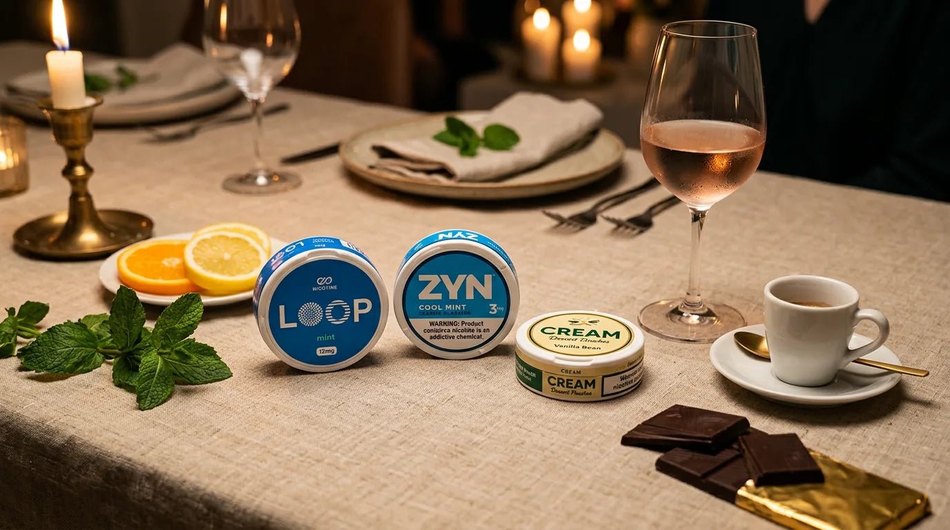 The Nicotine Pouch Pairing Guide: Best Flavours for Food, Wine and Coffee - The Snus Outlet