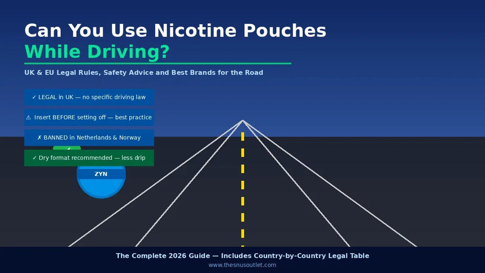 Can You Use Nicotine Pouches While Driving? UK and EU Rules Explained - The Snus Outlet