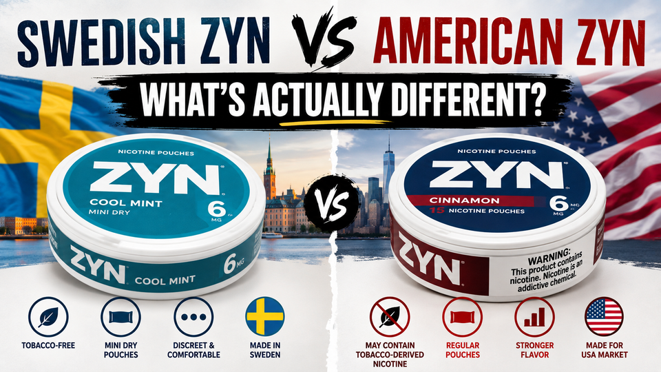 Swedish ZYN vs American ZYN: What's Actually Different? (2026 Guide)