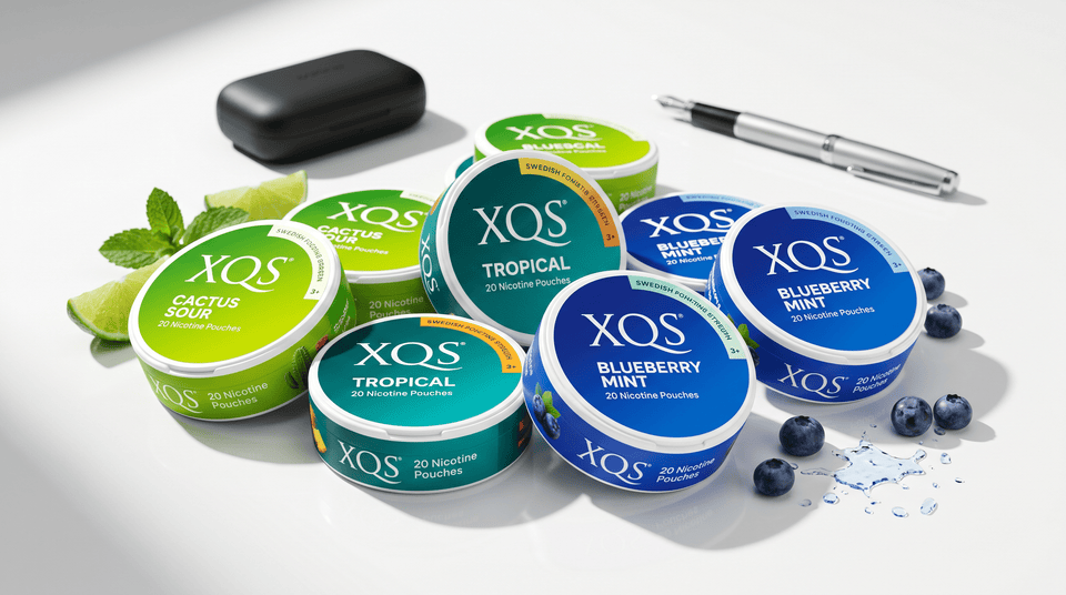 XQS Nicotine Pouches: The Complete 2026 Guide to Flavours, Strengths & Value - The Snus Outlet
