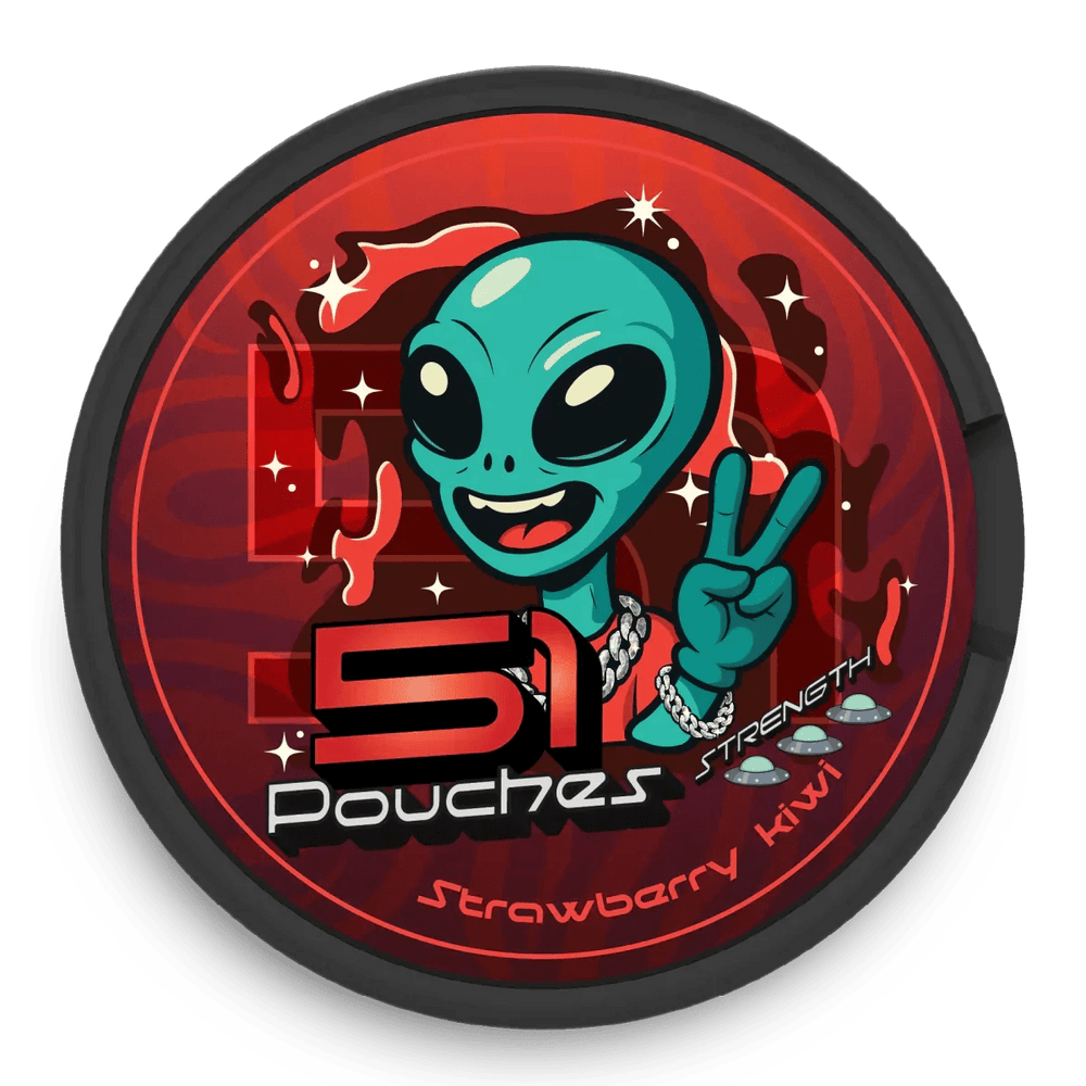 51 Strawberry Kiwi 4mg - The Snus Outlet