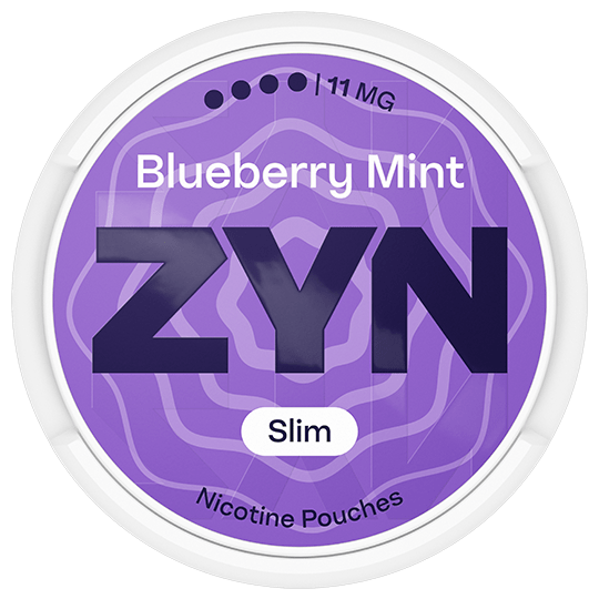 ZYN Blueberry Mint Slim 11mg - The Snus Outlet