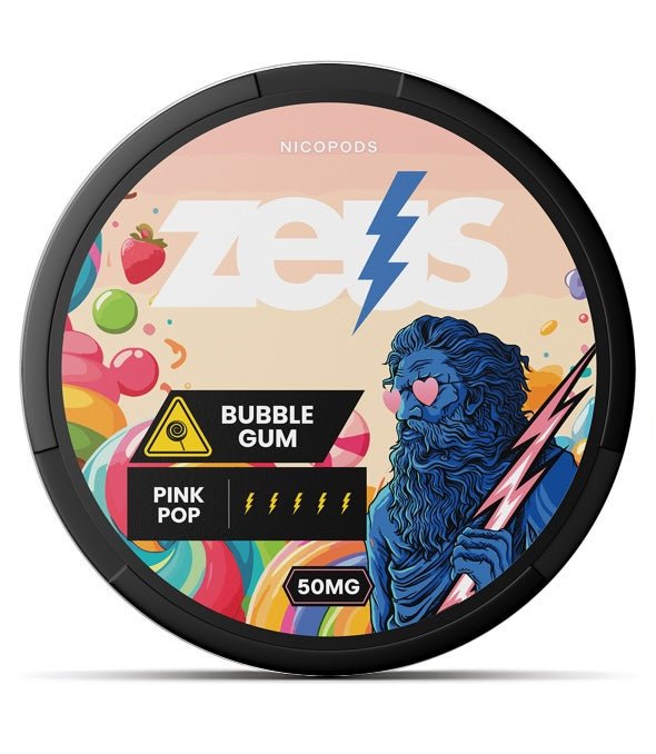 Zeus Bubble Gum 50 mg - The Snus Outlet