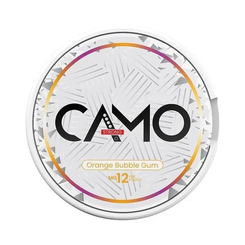 CAMO Orange Bubble Gum 12mg - The Snus Outlet