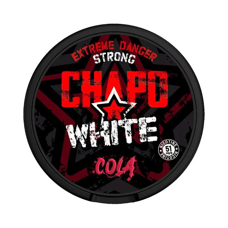 CHAPO WHITE Cola Danger Strong 30mg - The Snus Outlet