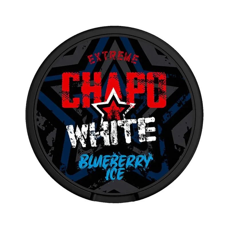 Chapo White Blueberry Ice Strong 13mg - The Snus Outlet