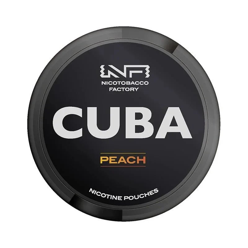 CUBA Black Peach 43mg - The Snus Outlet