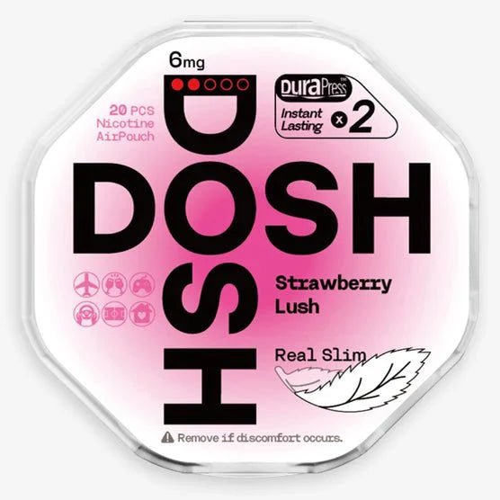 DOSH Strawberry Lush 6mg - The Snus Outlet
