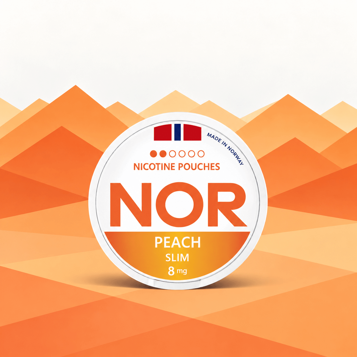 NOR Peach 8mg - The Snus Outlet